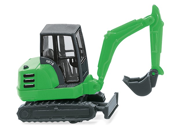 Wiking 094608 - 1/160 Mini Excavator HR 18 - Green - New