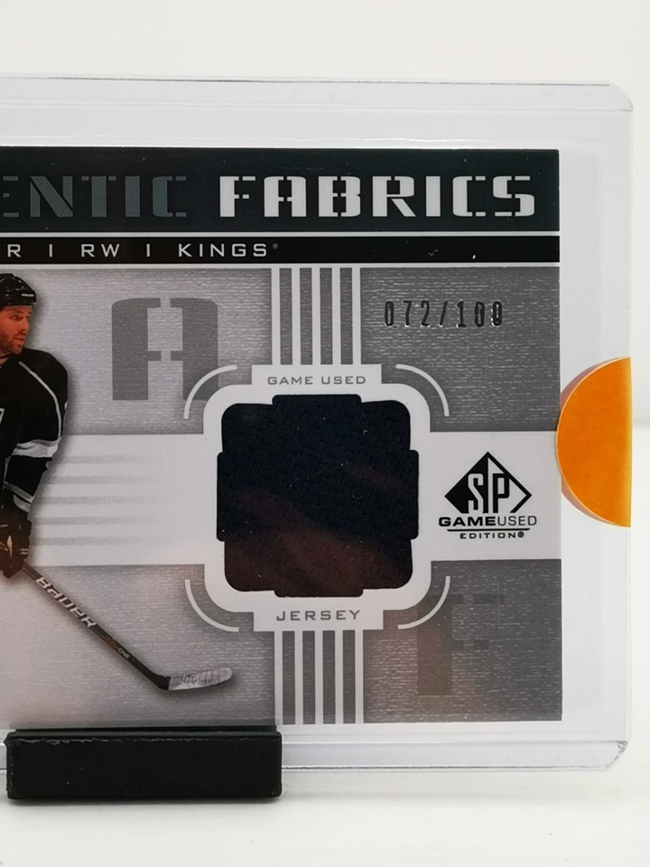 2011-12 SP #/100 Dustin Penner Game Used Edition Jersey Silver #AF-DU LA Kings - Image 3 of 4