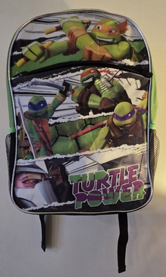 #ad #ad Nickelodeon Teenage Mutant Ninja Turtles backpack with quot;TURTLE POWERquot; $13.99