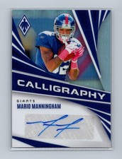 2024 Panini Phoenix #C-MMH Mario Manningham Calligraphy