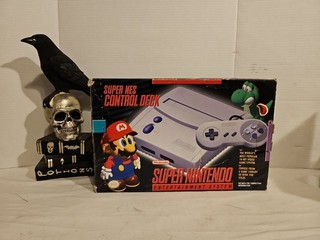 SNES SUPER NINTENDO JR JR. JUNIOR MODEL 2 SYSTEM CONSOLE BOX ONLY