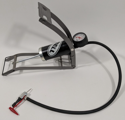 #ad #ad Air Stomper 200 Bell Sports Foot Steel Bike Pump With Pressure Gauge Pre Owned $15.29