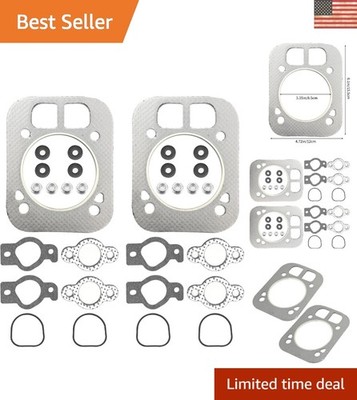 High-Performance Engine Head Gasket Kit for Kohler - 2x Durable Metal Seals