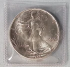 1988 American Silver Eagles BU 1 Oz 999 Silver Bullion Coin in Flip