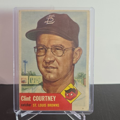 Clint Courtney #127 1953 Topps card