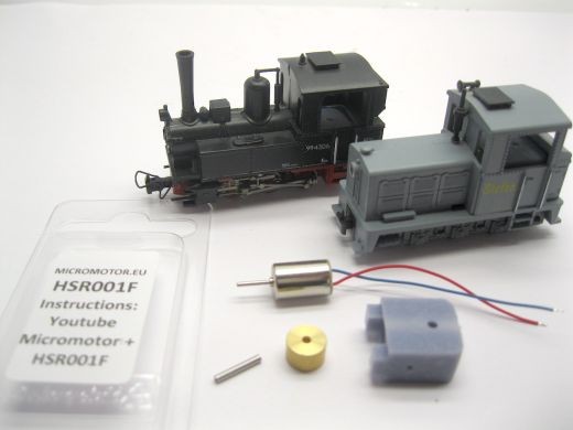 Micromotor.eu HSR001F Roco HOe Diesel DR BR199 BR99 Coreless Motor Kit
