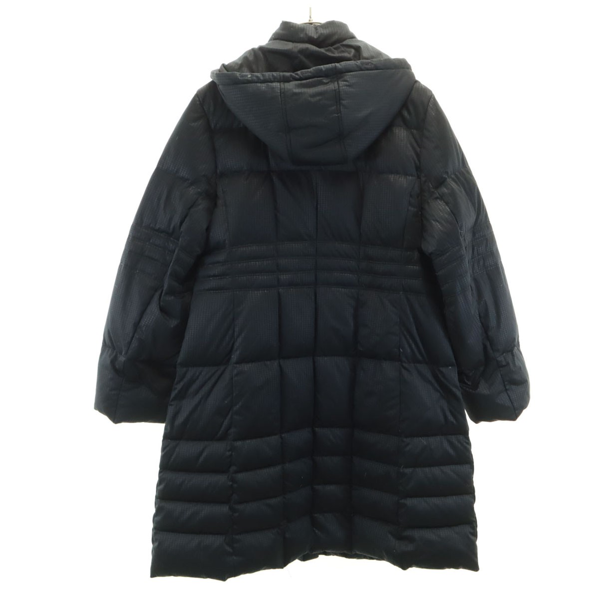 BALMAIN Houndstooth Pattern down coat M Black ser… - image 2