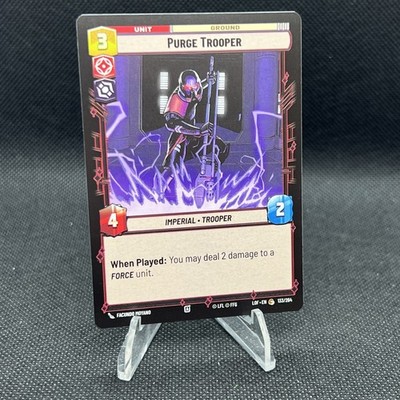 Purge Trooper 133/264 Star Wars Unlimited TCG Card LOF Near Mint NM Regular