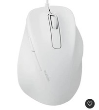 ELECOM Wired USB Ergonomic Shape Mouse  Silen...