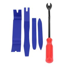 5 Pcs Auto Trim Removal Tools Set Plastic Metal Panel Clip Pry Tool for