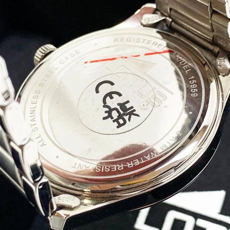 Orologio da uomo LOTUS 15959 cassa minimalista in acciaio inossidabile 316l a... - Immagine 4 di 4