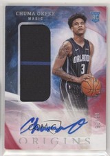 2019-20 Panini Origins Rookie Jersey Auto Red 90/99 Chuma Okeke #169 Auto s3g
