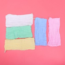 5 Pcs Kids Wash Cloths Baby Handkerchiefs Girl Washcloths for Newborn