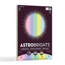 Colored Cardstock 8.5 x 11 Inch 176 GSM Pastel Assortment 50 Sheets Premium