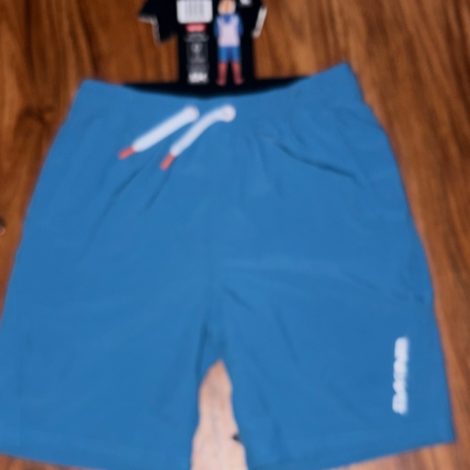 DAKINE Blue Men's Swim Shorts Size M Elastic Waist Solid Pattern
