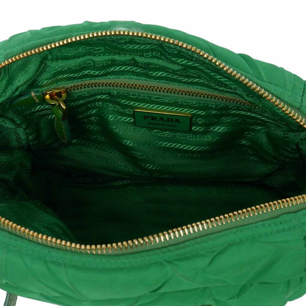 Prada Cryspy Nylon Triangular Plate Shoulder Bag … - image 6