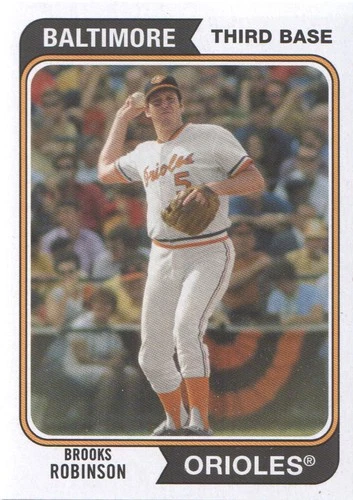 2020 Topps Archives Baseball Card #158 Brooks Robinson