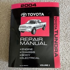 2004 Toyota Tundra Truck Engine Transmission Shop Service Repair Manual Vol2 2004 Toyota Tundra Truck Engine Transmission Shop Service Repair Manual Vol2