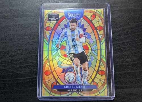 2025-26 Panini Select Road to FIFA World Cup 2026 Lionel Messi Stained Glass CH
