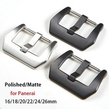 18 20 22 24 26mm Watch Buckle Clasp For Leather Rubber Watch Band Strap