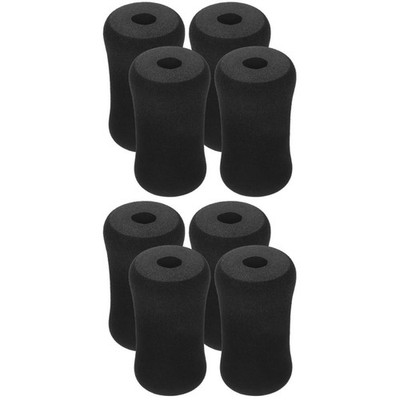 Black Foam Roller Pad Sleeve for Gym Equipment Leg Extension Machine Cover