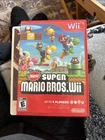 Nintendo New Super Mario Bros. Wii Multiplayer Game Manual Platformer NTSC