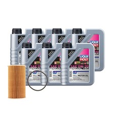 7L Liqui Moly Special Tec LR 0W-20 Mahle Engine Oil Change Kit for XE XF 2.0 Gas