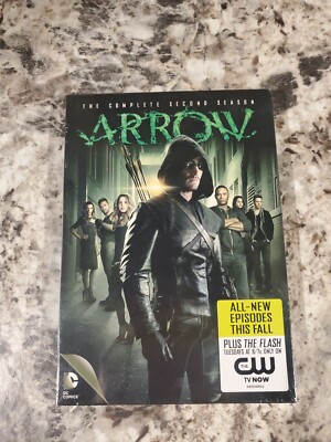 Arrow: The Complete Second Season (DVD, 2014, 5-Disc Set) New free shipping