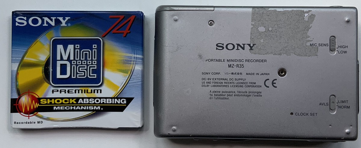 Sony MZ-R35 MD Portable MiniDisc Player Recorder - | eBay UK