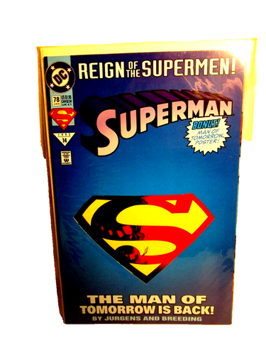 SUPERMAN # 78 DC Comics (1993) First Appearance of Cyborg Superman-