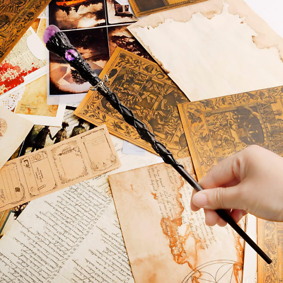 #ad Fine Handcrafted Amethyst Crystal Magic Wand Witch Wizard Wand for Witches an... $20.46