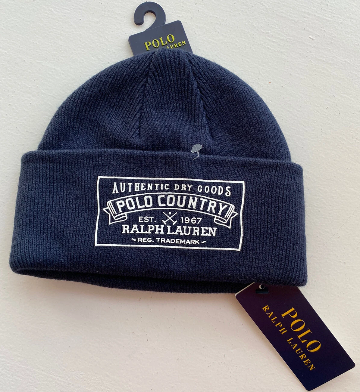 Ralph Lauren Polo Mens Beanie Hat Bnwt