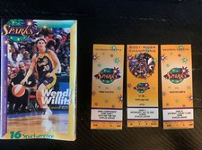 (3) WNBA LA SPARKS BASKETBALL FULL TICKETS-PLAYOFFS-2001 Champs STAPLES CENTER