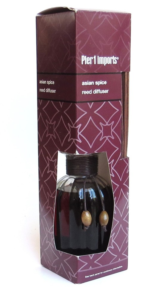 Pier 1 ASIAN SPICE Reed Diffuser Set 10 0z Discontinued NEW Pier One