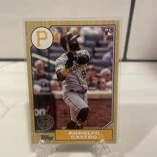 Rodolfo Castro RC 2022 Topps Series 1 Rookie '87 Style T87-26 Pittsburgh Pirates