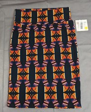 Lularoe Straight Fit Cassie Multicolor Skirt Medium NWT Fit Sz 8-12