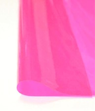 Pink Tinted Vinyl 10 Gauge PVC Transparent Plastic Fabric Sold by the Yard 54"