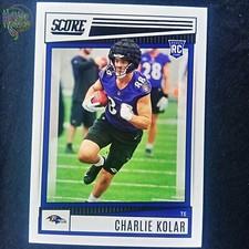 Charlie Kolar #374 - Near Mint 2022 Rookie Card - Baltimore Ravens - Panini