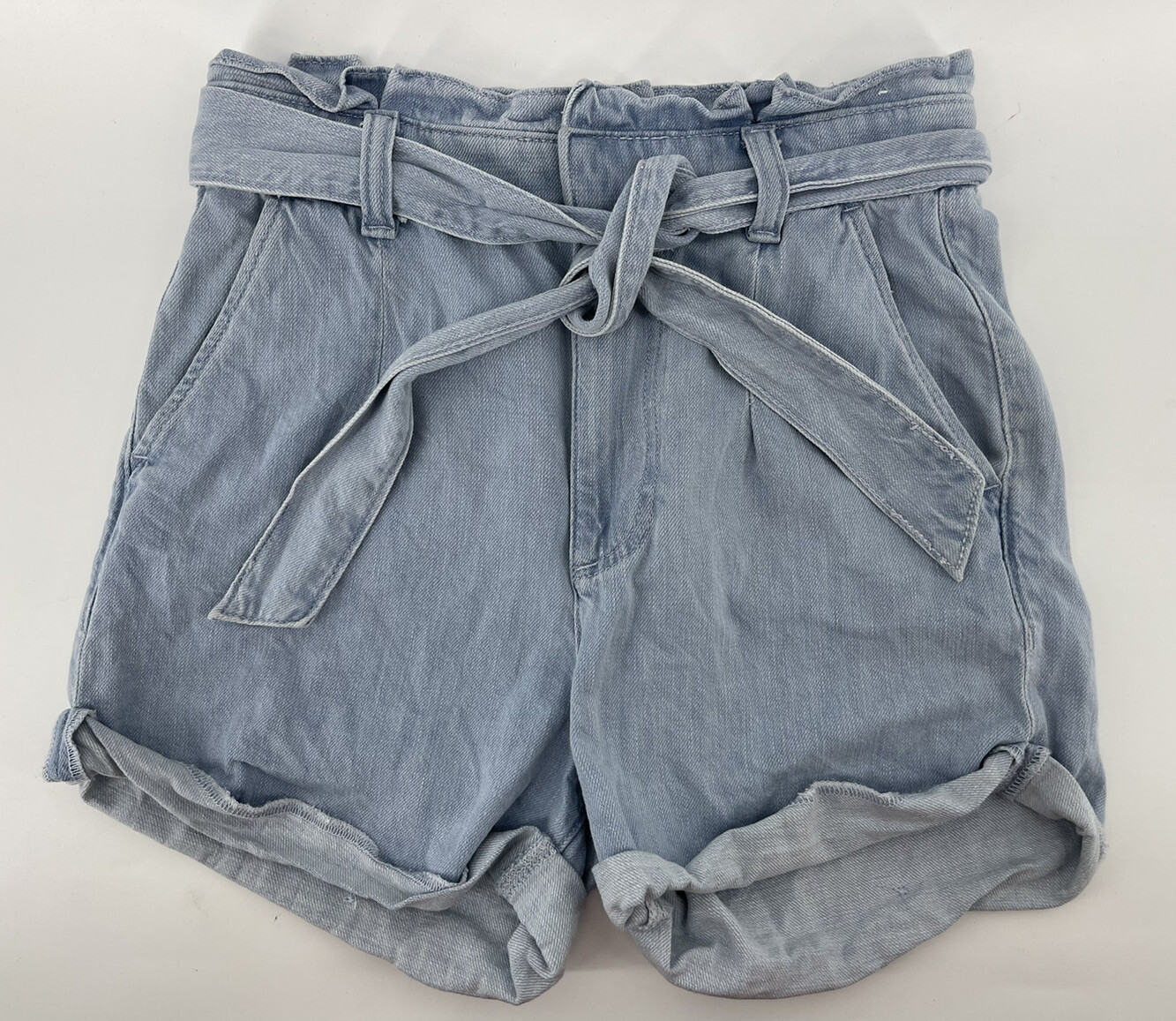 Express Super High Rise Stretch Jean Shorts Womens Si… Gem