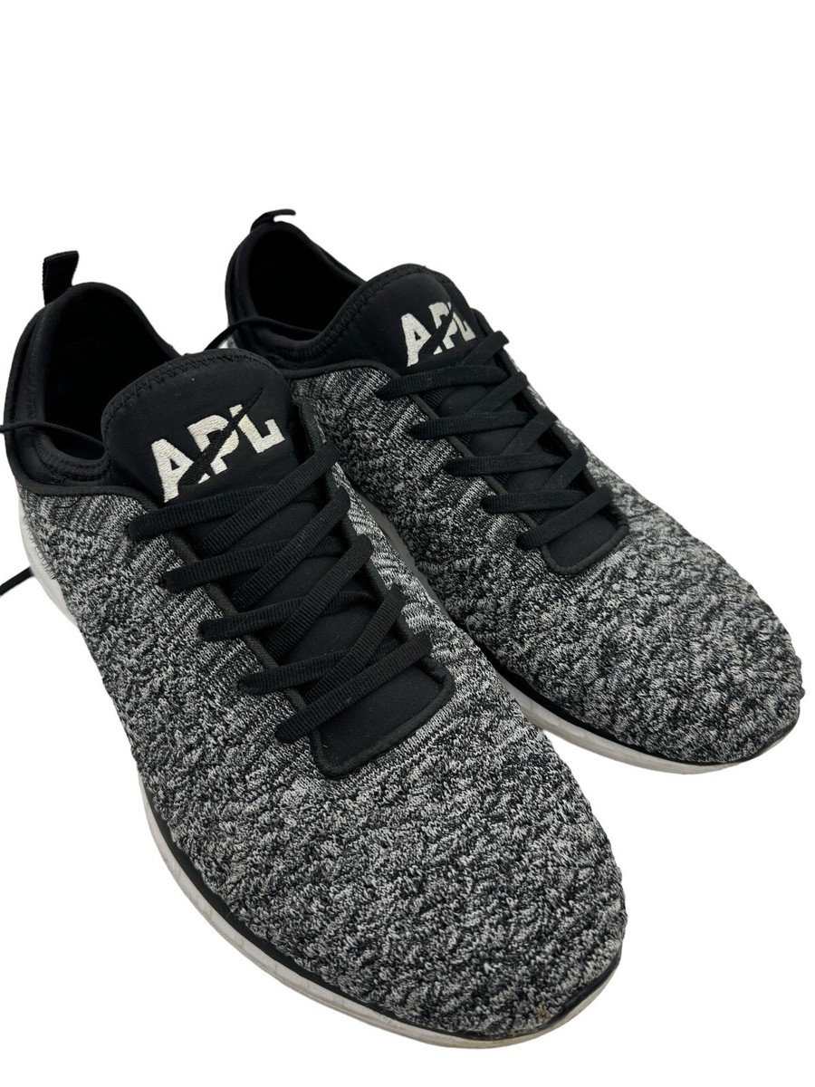 Athletic Propulsion Labs APL Mens Sz Techloom Phantom M Black Gray  Sneakers