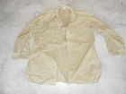 RARE 1940'S WW2 SIZE 15.5 X 32 US ARMY M37 WOOL SHIRT INFANTRY GAS FLAP MILITARY