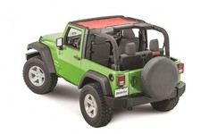 Shademaker Freedom Mesh Bimini Top For 07-18 Jeep Wrangler Jk 2 Door Mastertop Shademaker Freedom Mesh Bimini Top For 07-18 Jeep Wrangler Jk 2 Door Mastertop