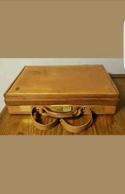 Porte-Documents Ceinture Presidentielle Hartmann En Cuir Marron - Verrouillage à Combinaison - Occasion