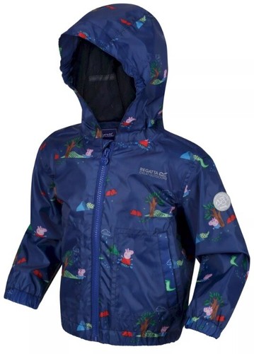 BNWT New Regatta Outdoors Blue Waterproof Jacket - Peppa Pig Muddy Puddle 18-24M - Picture 9 of 9