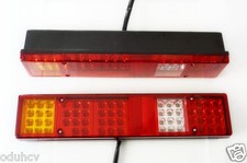 2 LED 24V Rear Tail Lights Truck Trailer Lorry Van Tipper for Iveco Volvo Ford