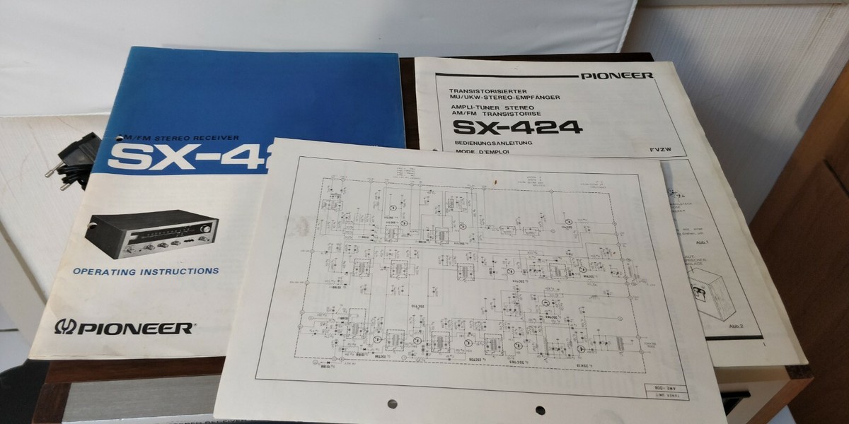 Pioneer SX-424 AM/FM Stereo Receiver (1972-74) | eBay