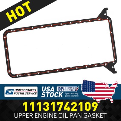 OEM Upper Engine Oil Pan Gasket 11131742109 For BMW E34 E39 E32 E38 Top Quality
