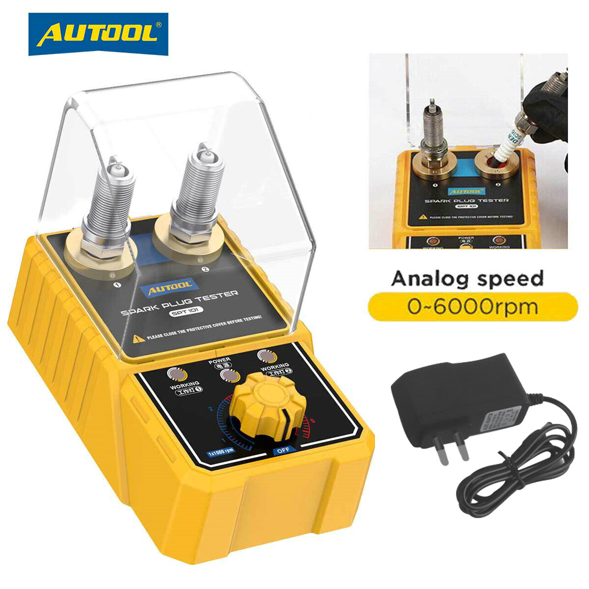 OTOTEC Bougie de préchauffage bleue - Outil de démarrage en alliage d'aluminium pour voiture télécommandée HSP RC - 14 cm