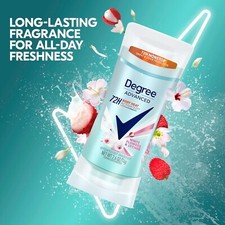 Degree Advanced Motionsense White Flowers  Lychee, 72 Hr Antiperspirant  Deo