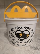 2024 McDONALD'S Halloween Bucket Pail Classic White Boo Bucket